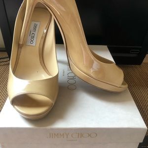 Jimmy Choo Nude Pump 100